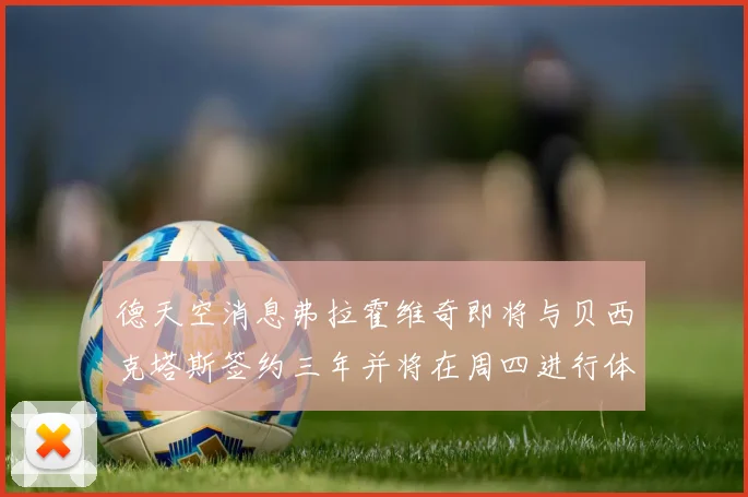 德天空消息弗拉霍维奇即将与贝西克塔斯签约三年并将在周四进行体检
